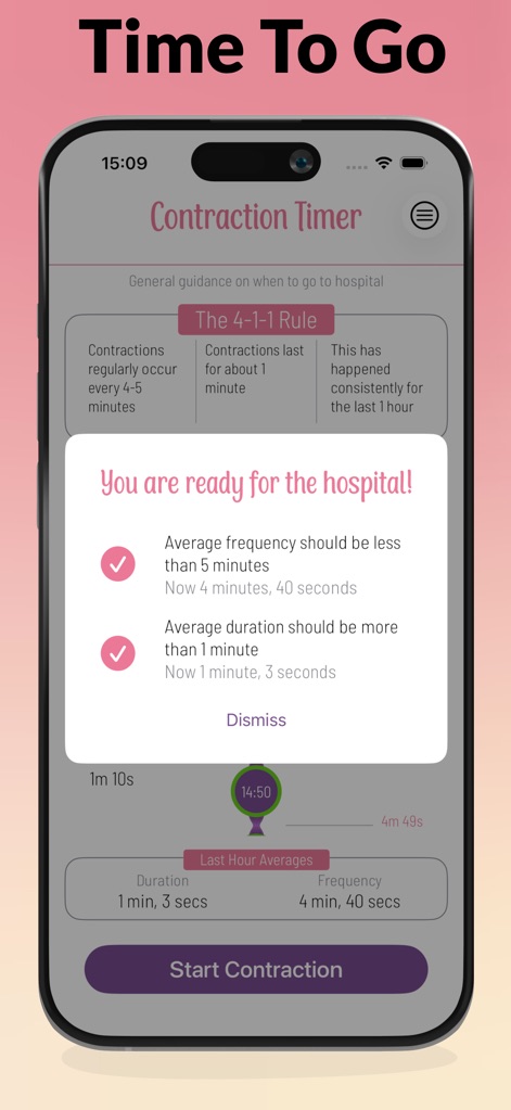 Contraction Tracker Timer + - Medical App | MWM