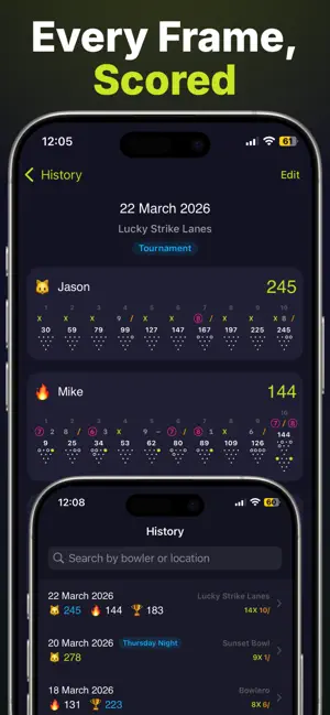PinTracker: Bowling Scorer screenshot 2