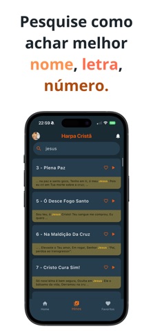 Harpa Cristã: letra e áudio screenshot