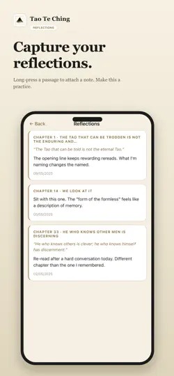 Captura de pantalla de Tao Te Ching - Lao Tzu en iPhone 5