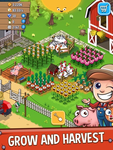 Idle Farming Empire iPad screenshot