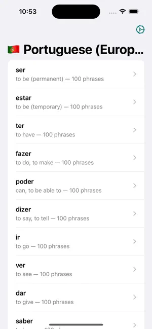 Verb Drill screenshot 4