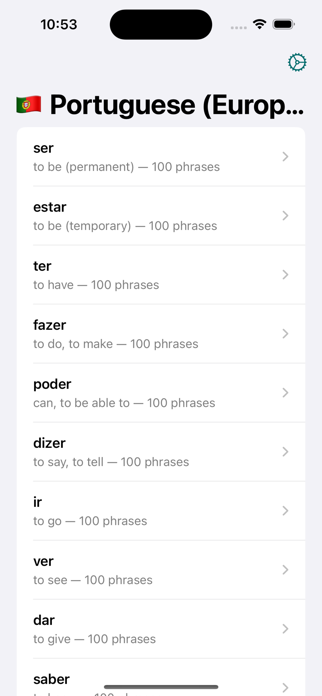 Verb Drill Screenshot 4 of 4