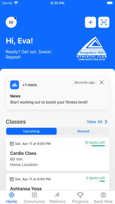 Screenshot #2 pour Hampshire Hills Athletic Club