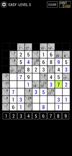 Kakuro Puzzle screenshot 1