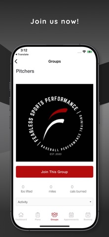 Fearless Sports Performance Screenshot 7 of 8