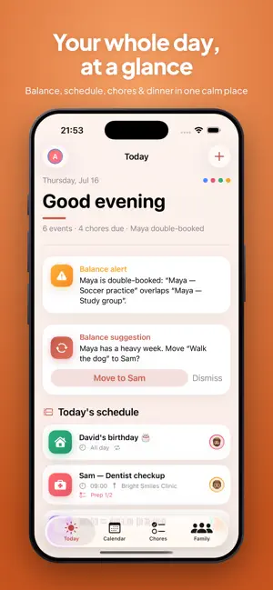 Ratiba+: Family Organizer screenshot 1