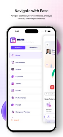 Mai HRMS screenshot