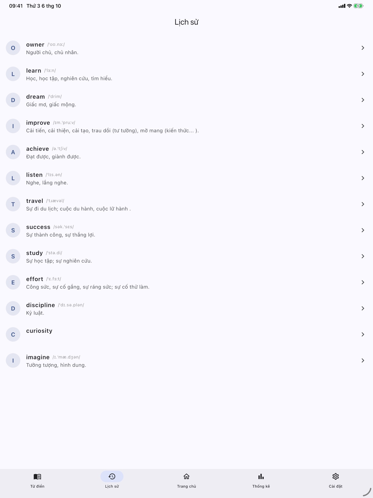 Screenshot 10 of Từ Vựng Mỗi Ngày