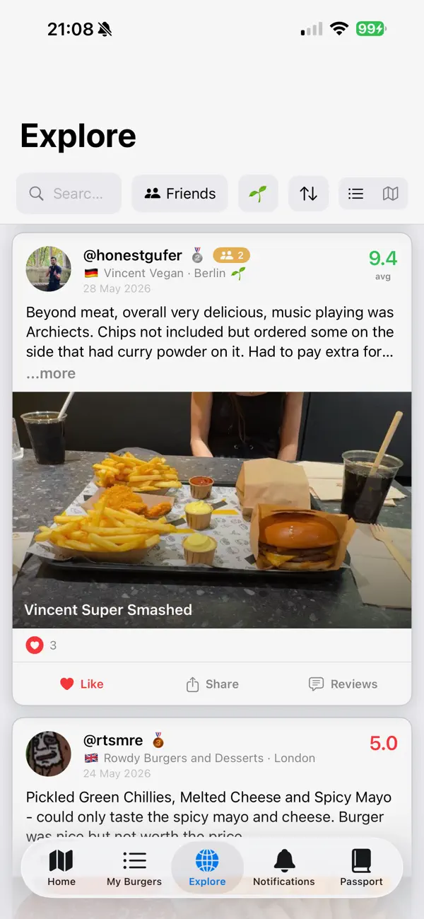 Screenshot #3 pour BurgerPassport