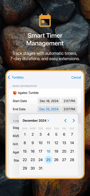 TumbleTrack - Rock Tumbler Log screenshot 2