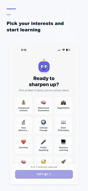 Whet: Learn Something Daily screenshot 3
