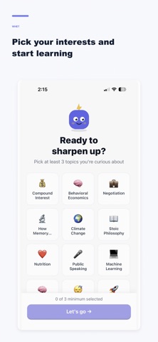 Whet: Learn Something Daily Screenshot 3 of 10