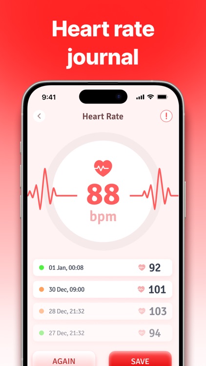 Heart Rate & Water Tracker App