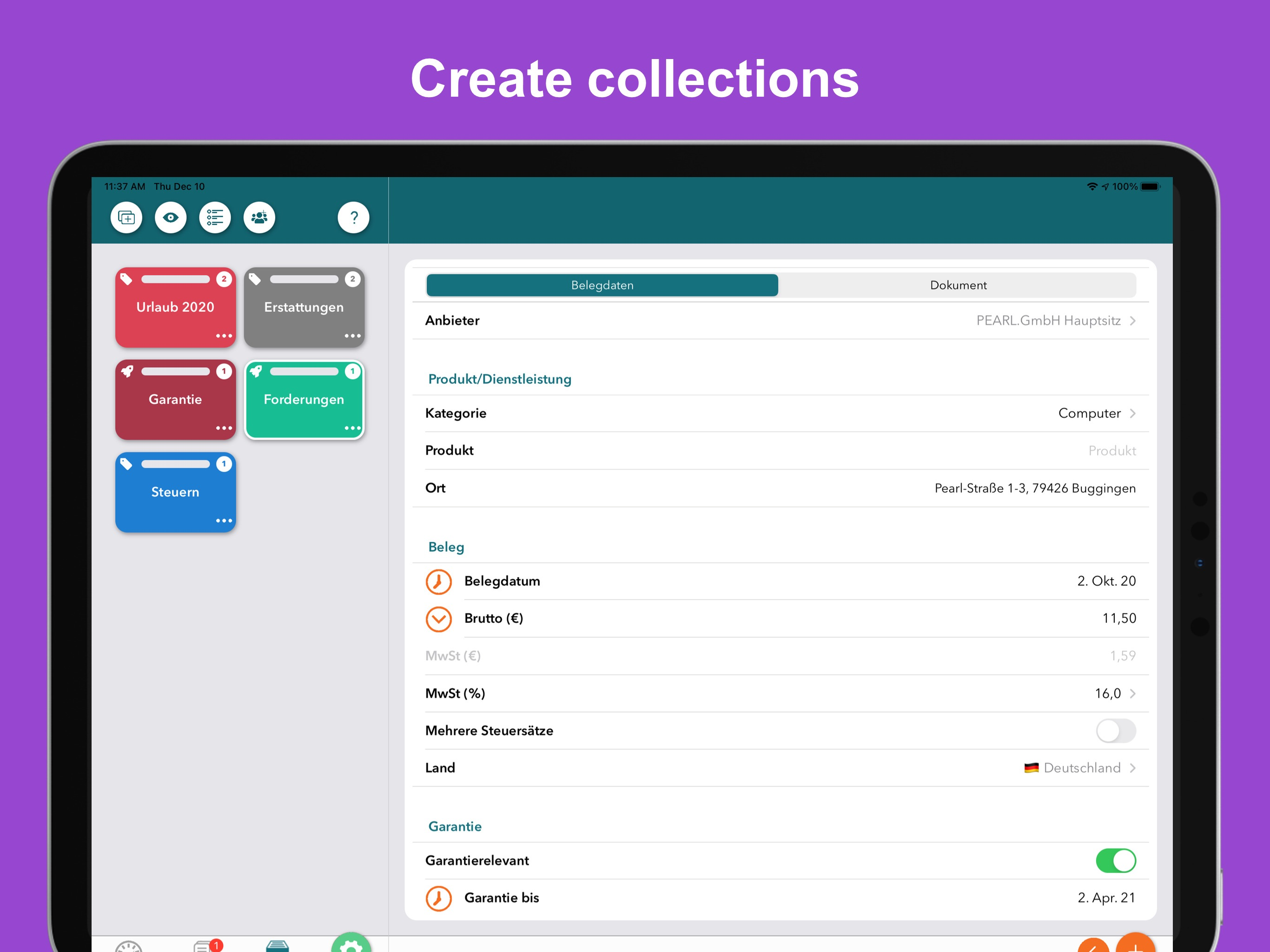 myReceipt Scanner & Expenses screenshot 15