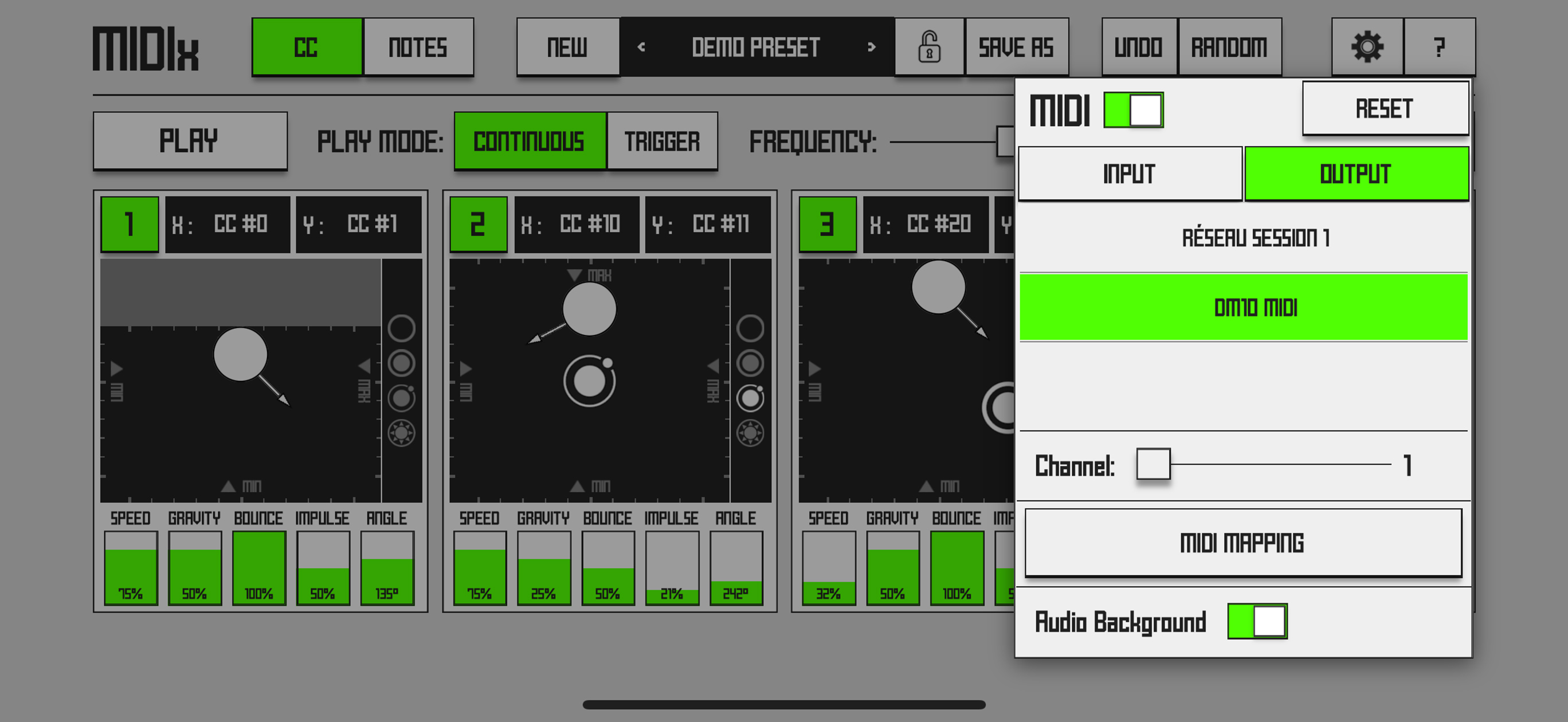 MIDIx - Physics MIDI Generator screenshot 7