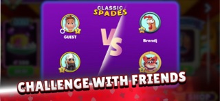 Spades Elite: Online Game iPhone screenshot