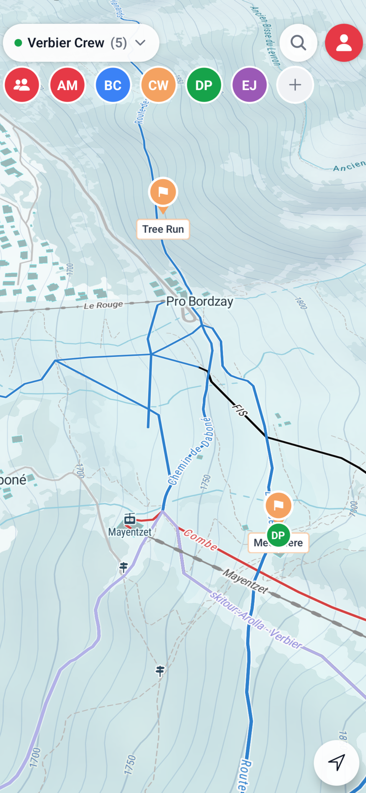 Skimapp - Find Friends Skiing