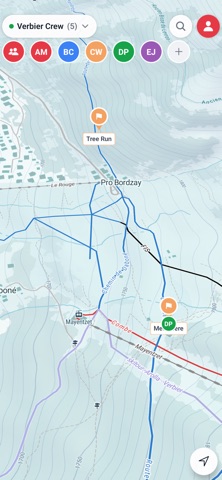 Skimapp - Find Friends Skiing screenshot