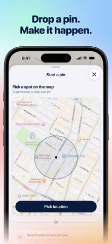 Pinned Social: Plans & Friends screenshot