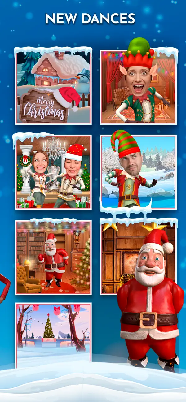 Screenshot #2 pour Vidéo de danse des elfes Noël