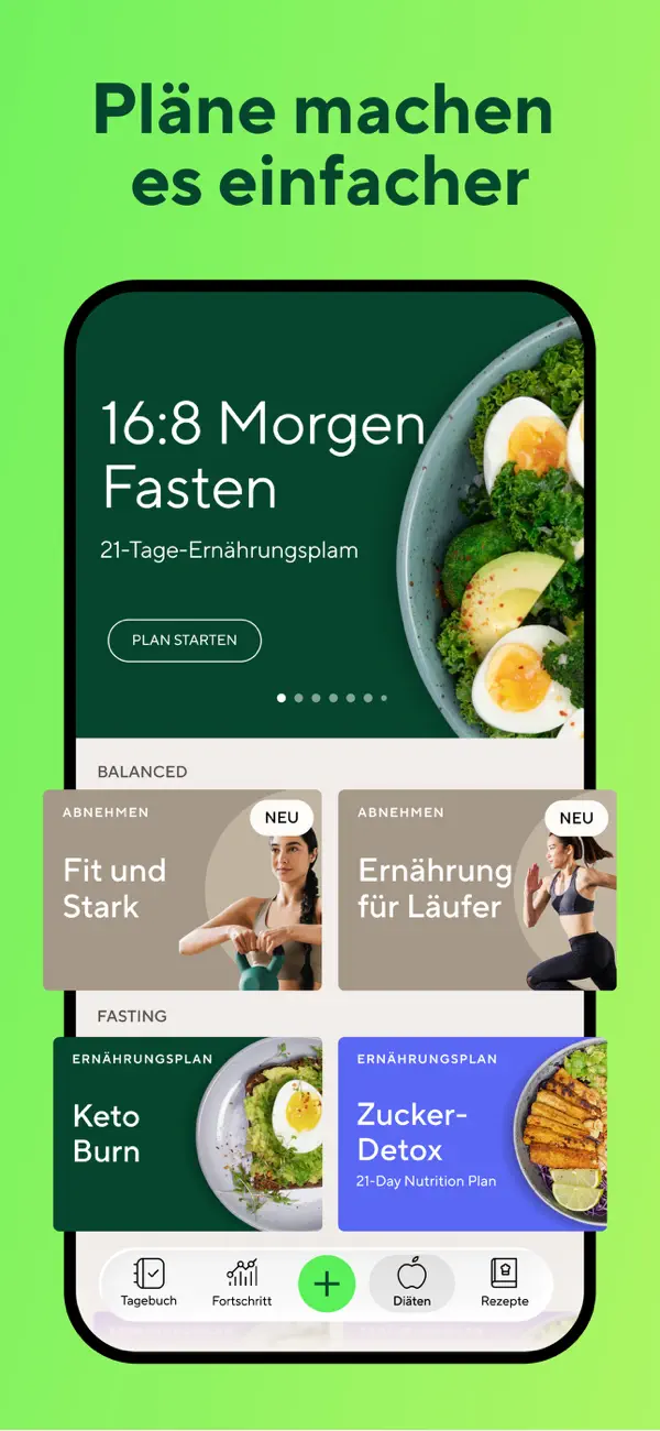 Lifesum: Kalorien Zähler AI iPhone App Screenshot 5 – Gesundheit & Fitness