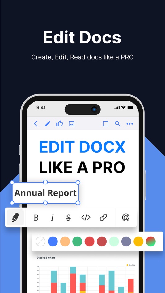 #1. Document Editor - Docs, Share (iOS) بواسطة: PixelRis Inc.