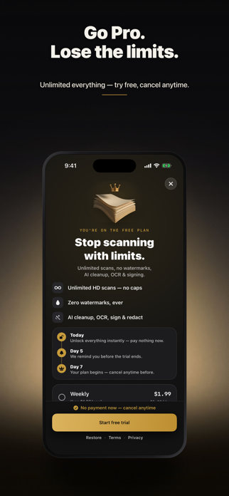 Scan+: AI PDF Document Scanner Screenshot 5 of 5