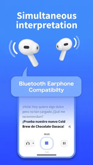 Capture d'écran de Owll Translator：Live Speech sur iPhone 6