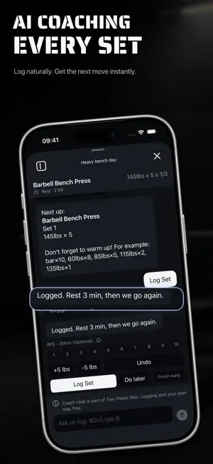Two Plates: Bench Press 225 lb screenshot 3