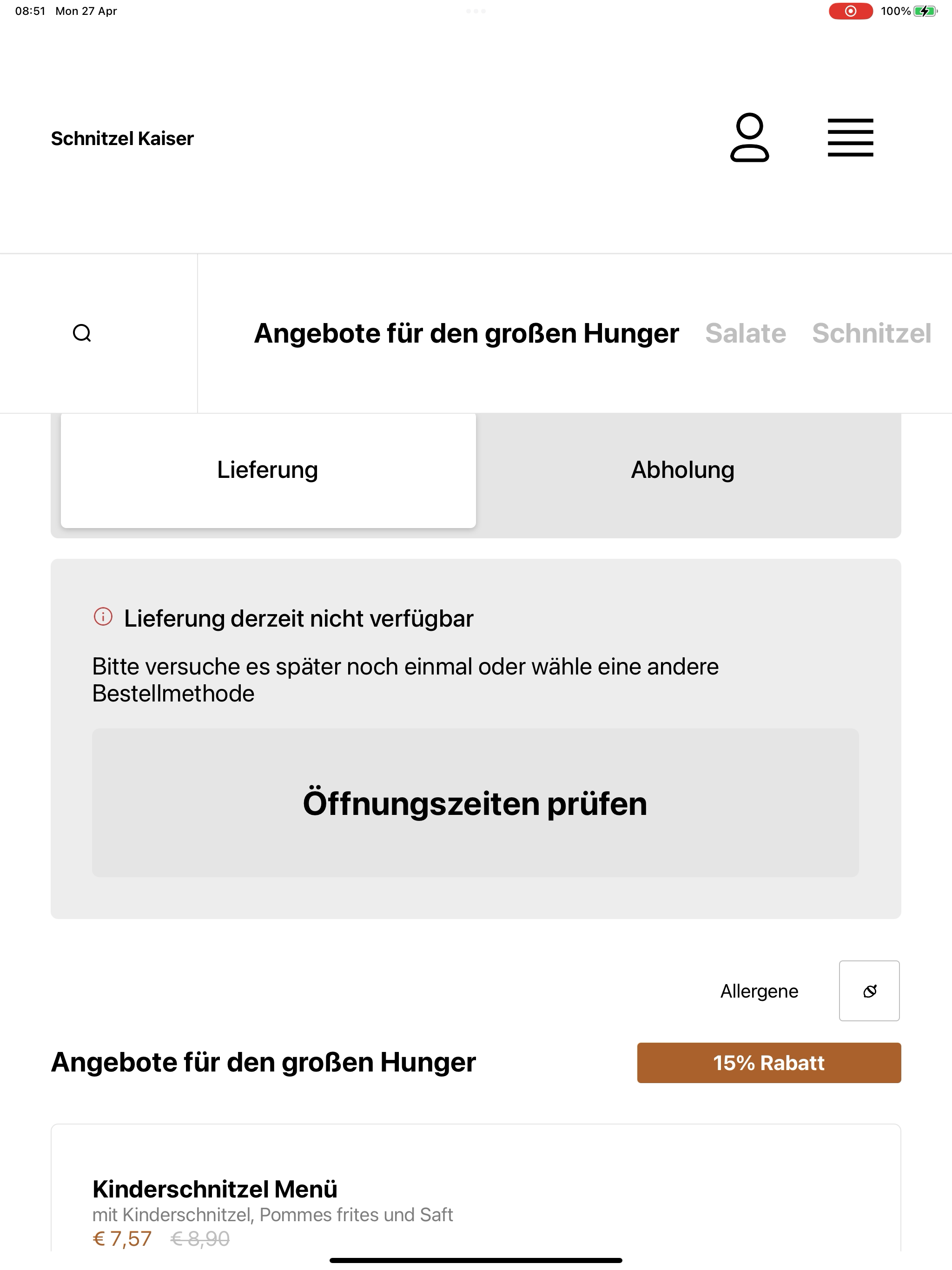 Schnitzel Kaiser