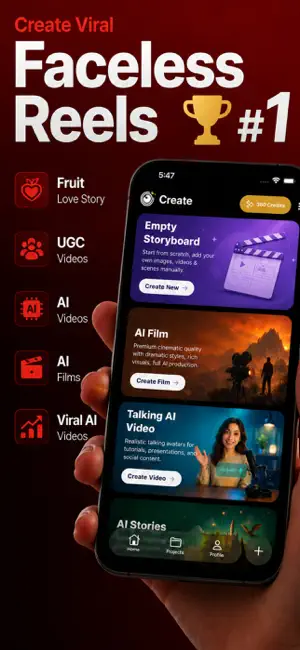 Faceless Reels - AutoAIReel screenshot 1