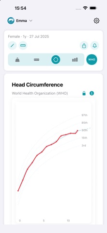 Growth Pro: Baby and Child iPhone screenshot