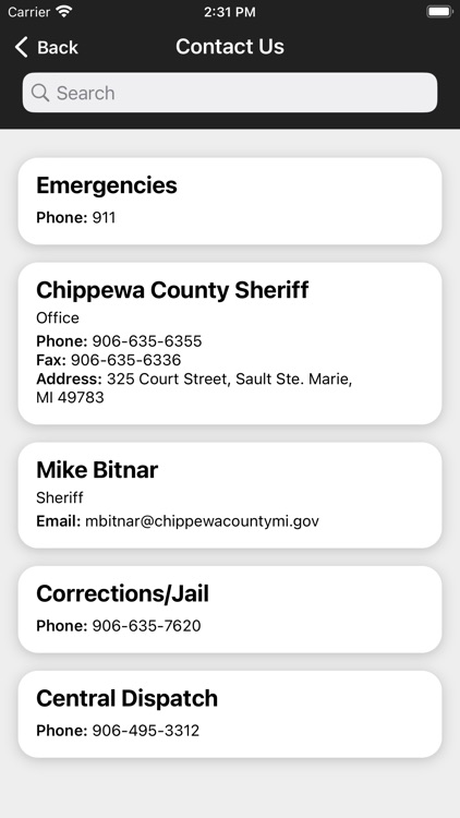 Chippewa County Sheriff