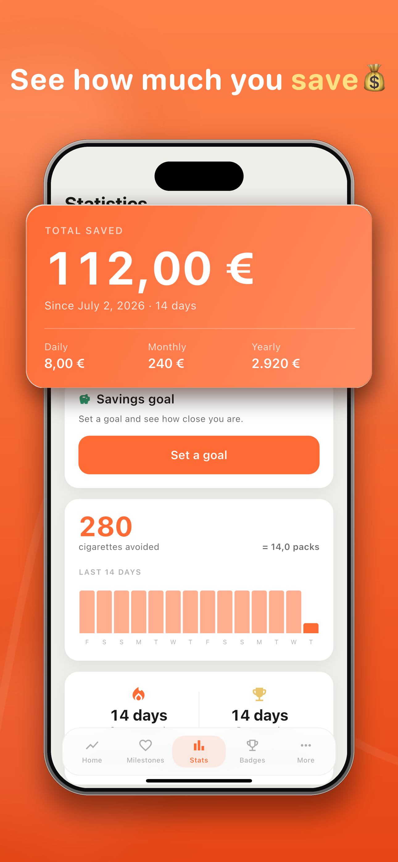 Quit Smoking – Smoke Free App screenshot 3