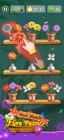 Mori Match : Flora Puzzle Screenshot 1 of 5