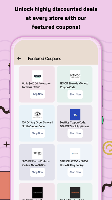 Shopping Spout: Coupons & Code Screenshot