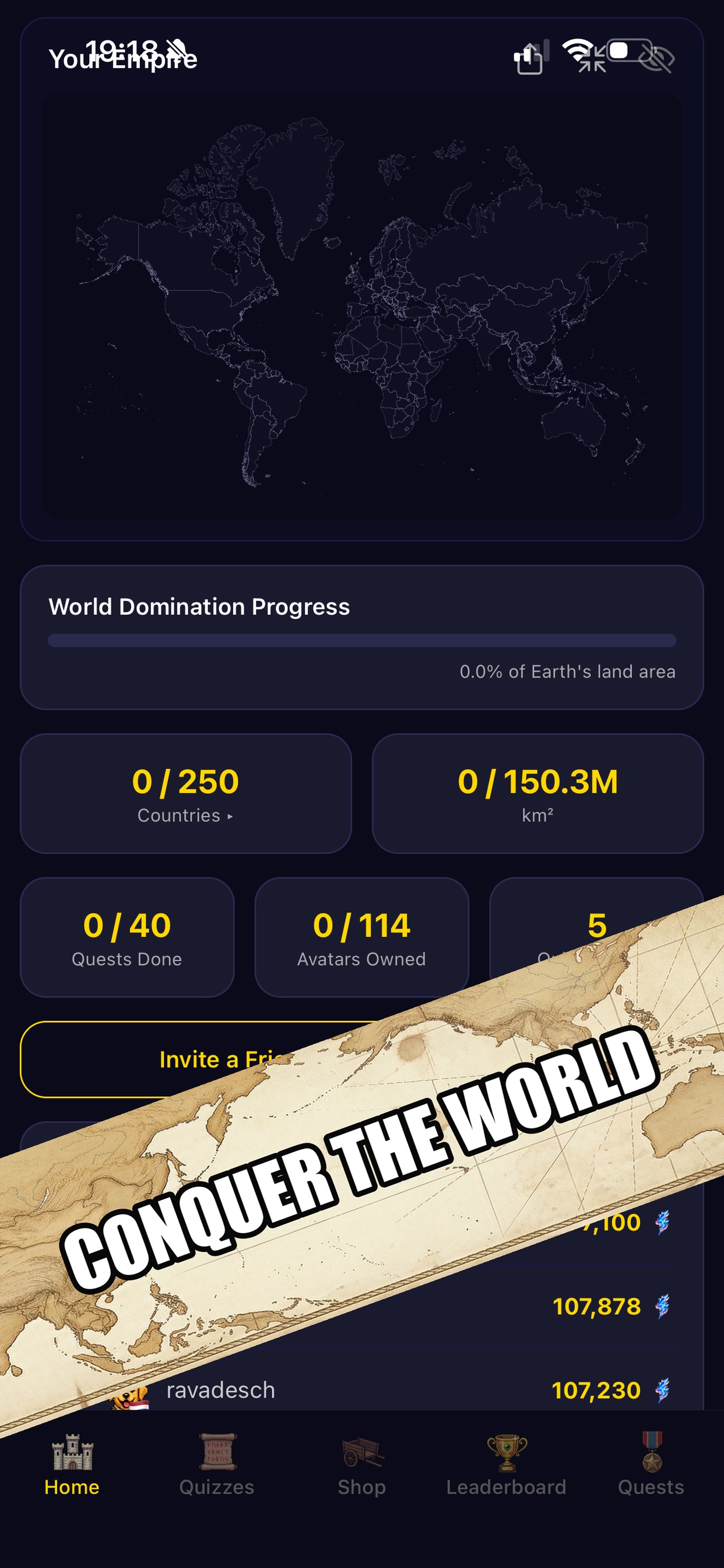 Screenshot 1 of Geo Conquest - Trivia Game