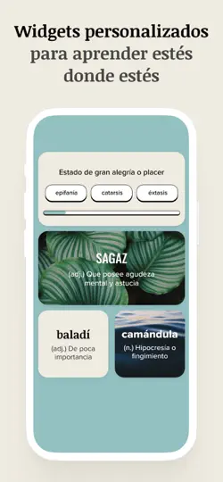 Captura de pantalla de Vocabulary - Aprende Palabras en iPhone 7