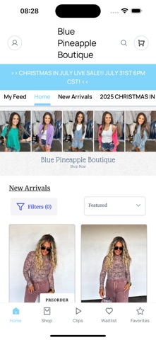 Blue Pineapple Boutique Screenshot 1 of 4