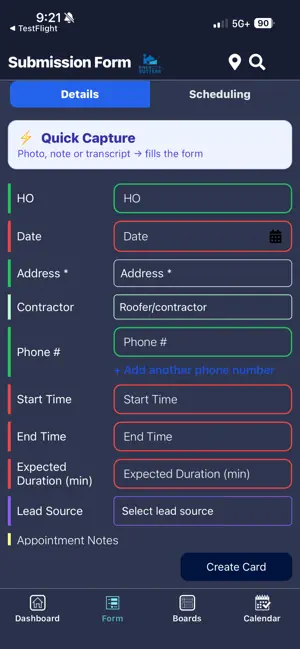 RCG Tracker screenshot 1