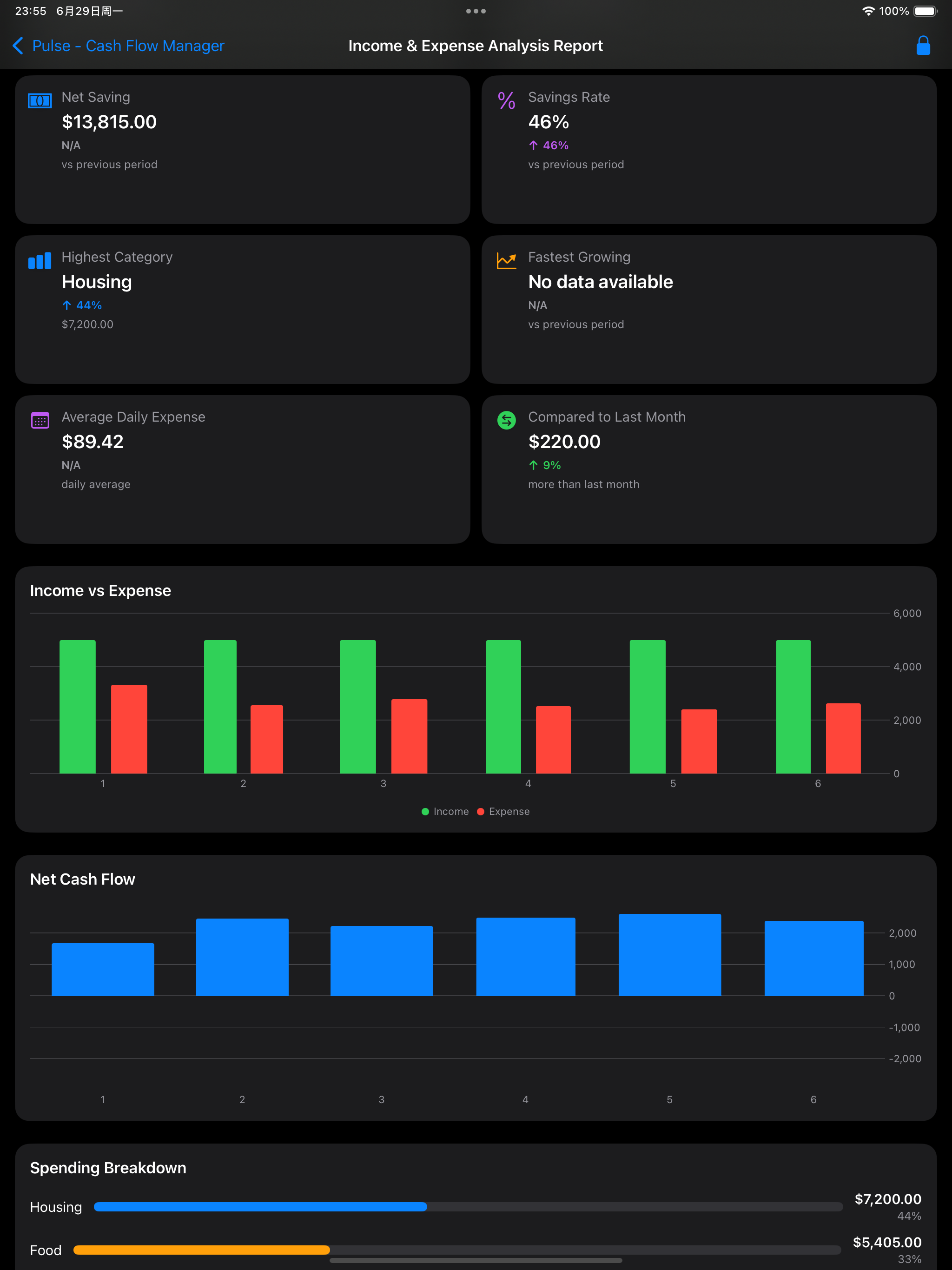 Pulse - Cash Flow Manager screenshot 9
