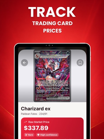 Card Value Scanner - PokéTCG iPad screenshot