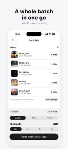 Video Splitter: Split & Cut Screenshot 3 of 7