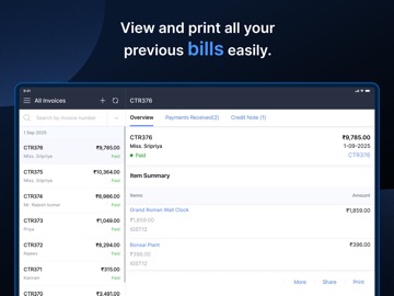 Zoho POS – Point of Sale iPad screenshot