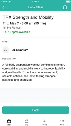 Irie Fitness screenshot 3