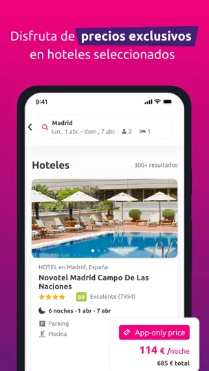 Capture d'écran de Rumbo.es - Vuelos Baratos sur iPhone 2