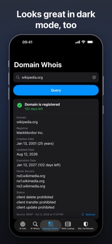 Whois Master iPhone screenshot