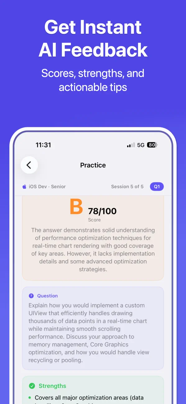 Screenshot #3 pour StackReady: Interview Practice