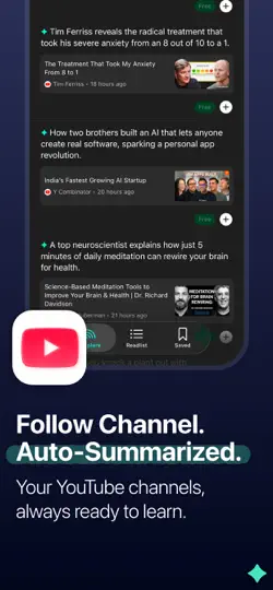 Vibe Reader: AI Summary Cards iPhone Ekran Görüntüsü 4